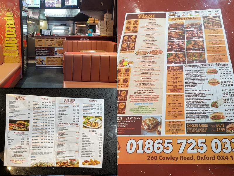 Grillers & Pizzas Menu