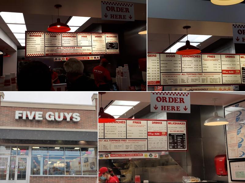 Five Guys Menu