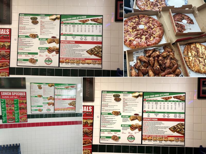 Jet's Pizza Menu