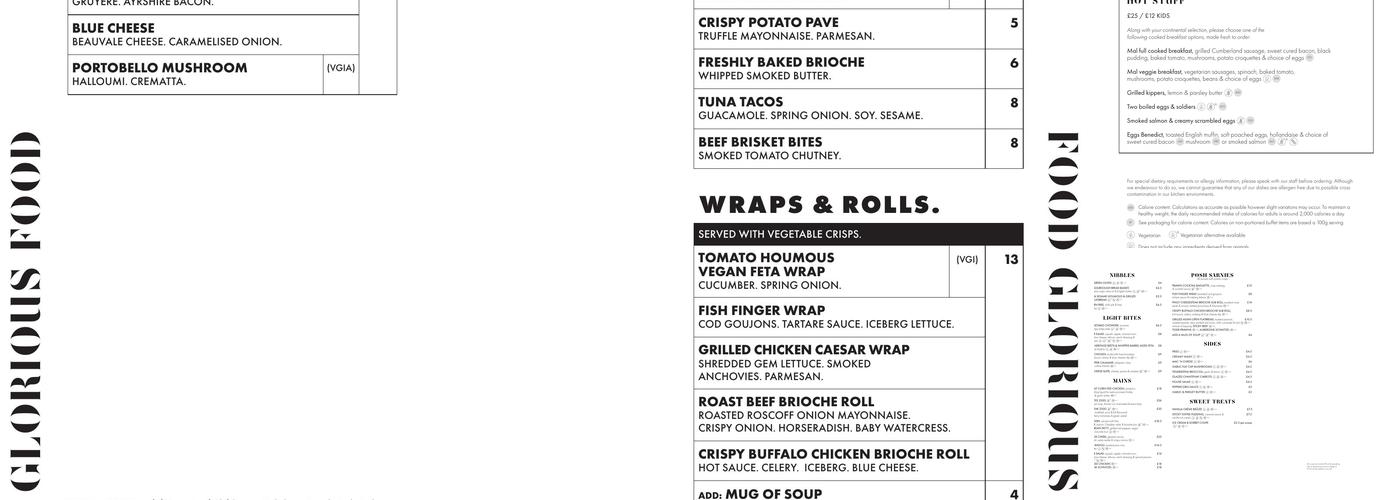 Chez Mal Brasserie & Bar Menu