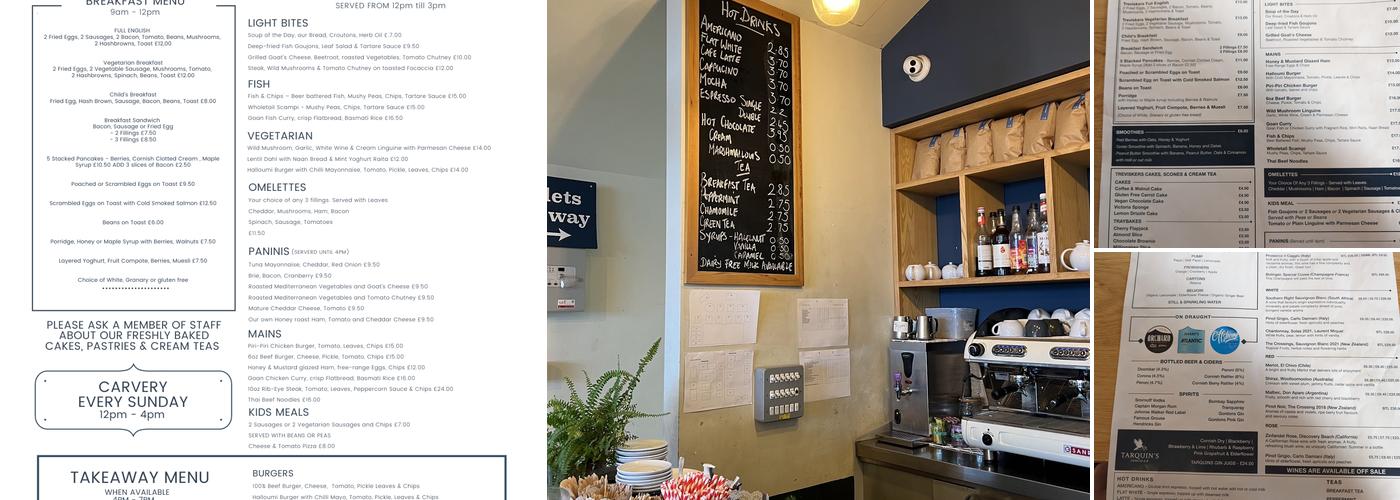 Trevisker's Kitchen Menu