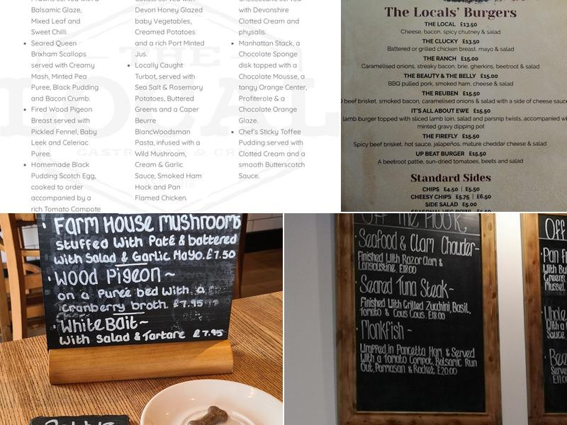 The Local Gastro Bar And Grill Menu