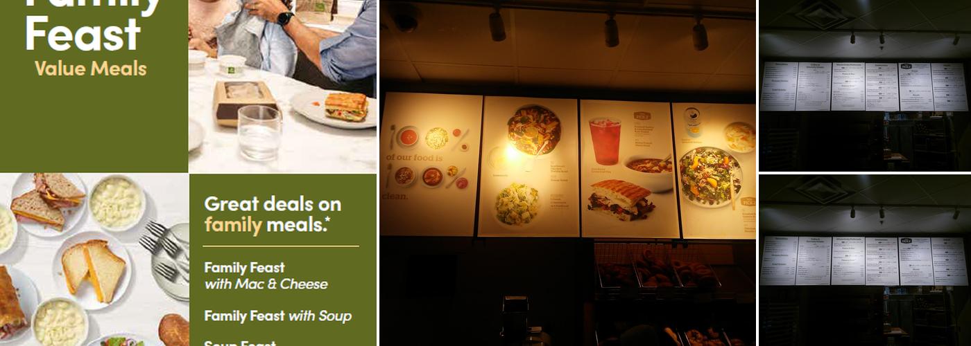 Panera Bread Menu