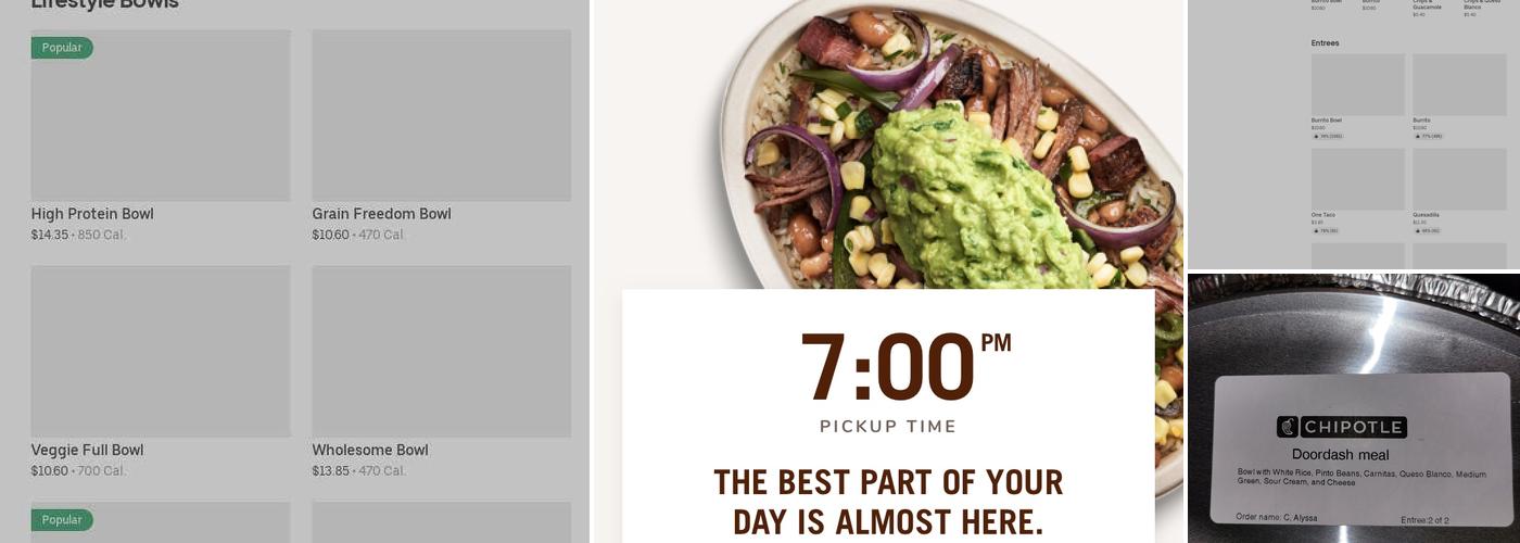 Chipotle Mexican Grill Menu