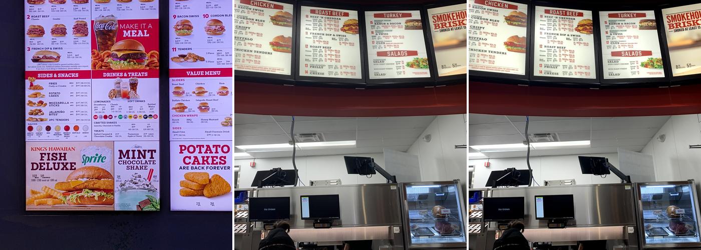 Arby's Menu