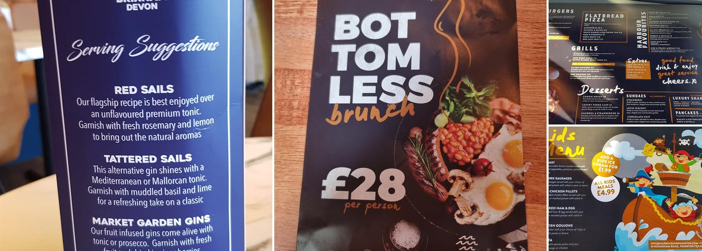 The Harbour Inn Menu