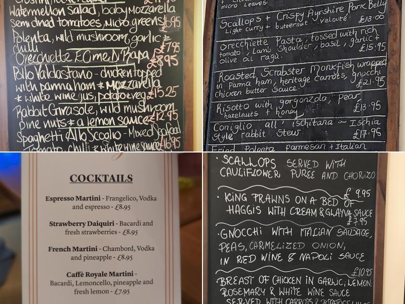 Caffé Royale Menu