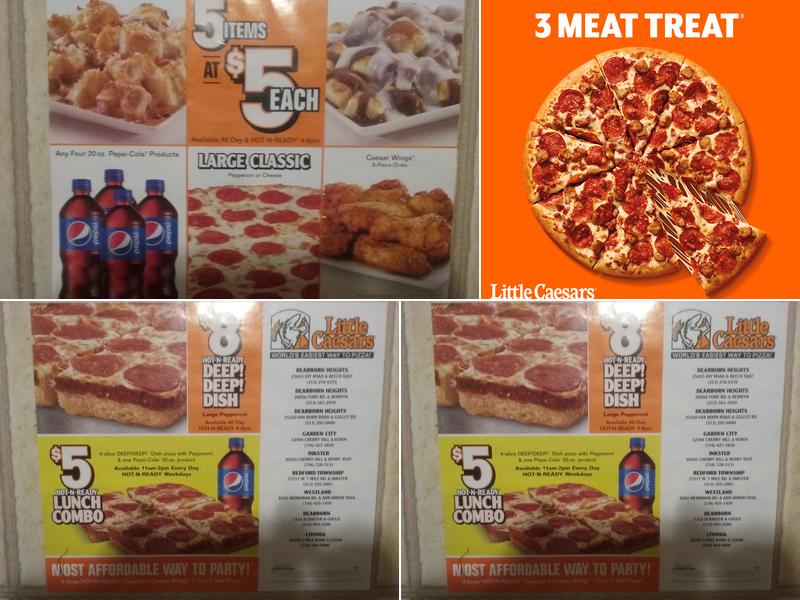 Little Caesars Pizza Menu