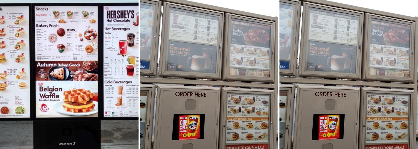 Tim Hortons Menu