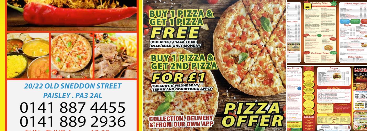 Madras Grill House Menu