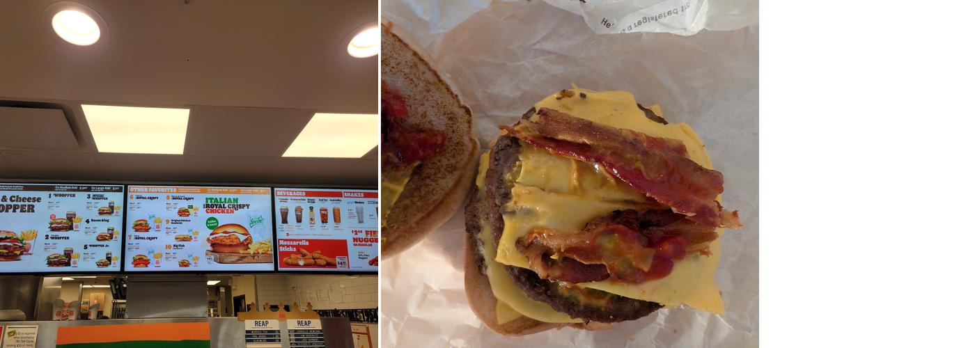 Burger King Menu