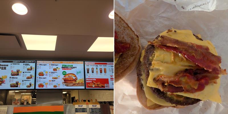 Burger King Menu