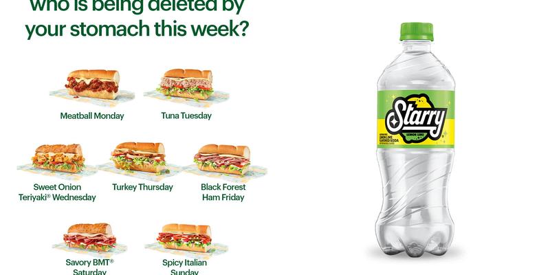 Subway Menu