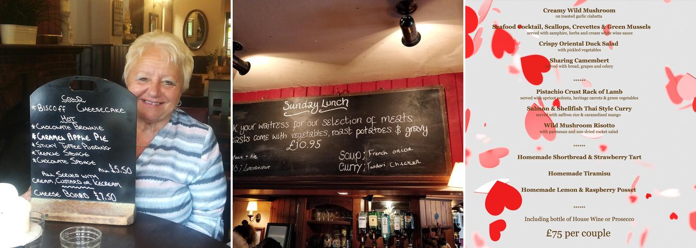 The Bold Forester Menu