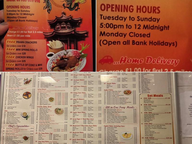 Chop Suey House Menu