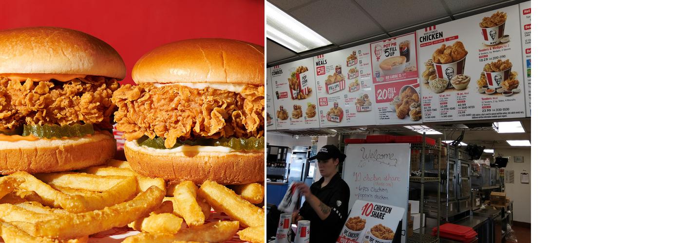 KFC Menu