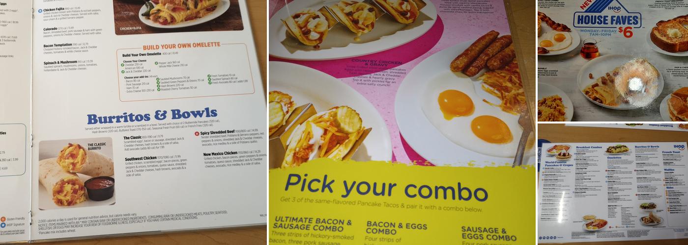 IHOP Menu