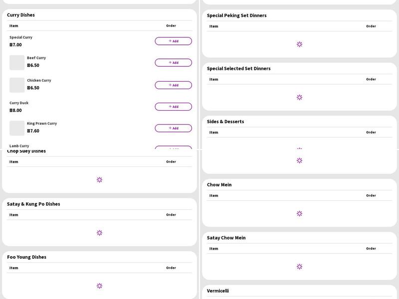Happy Days Chinese Takeaway Pembury Menu