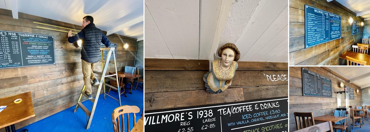 Willmore's 1938 Menu