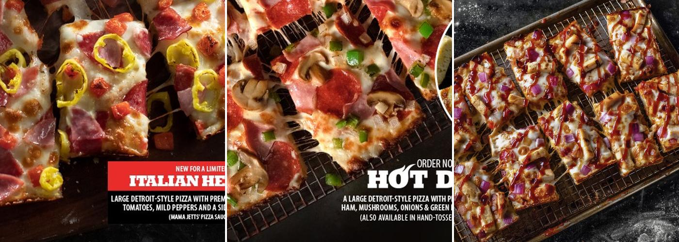 Jet's Pizza Menu