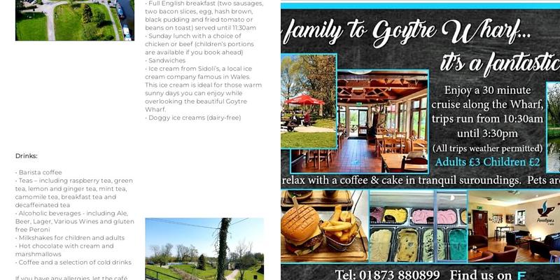 Penelope's Cafe Ltd Menu