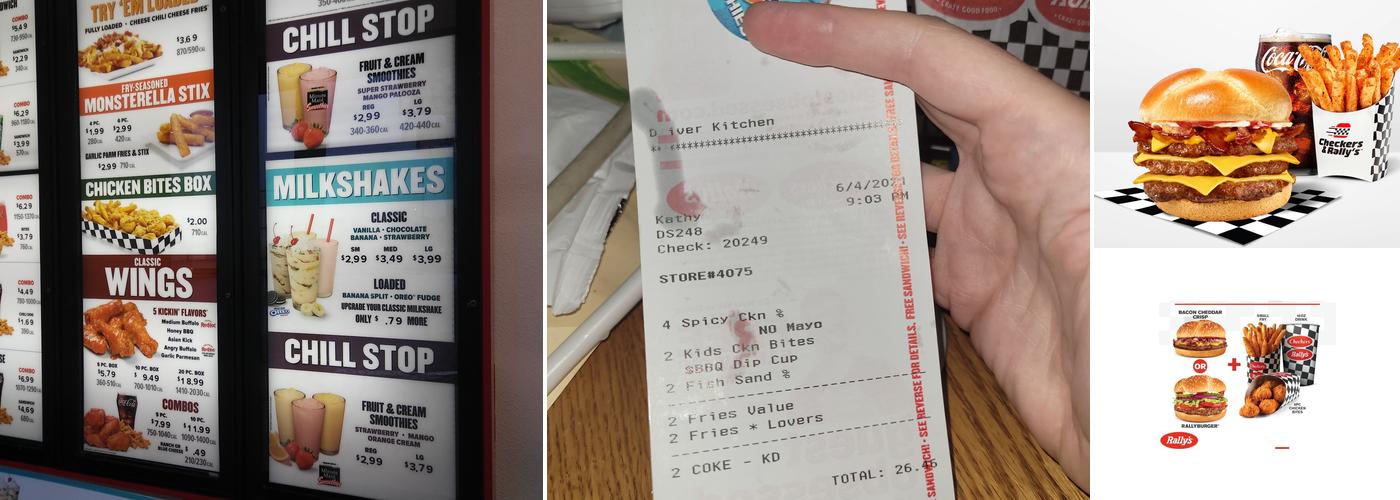 Checkers Menu