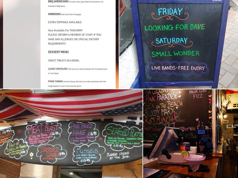 The Perranporth Inn Menu