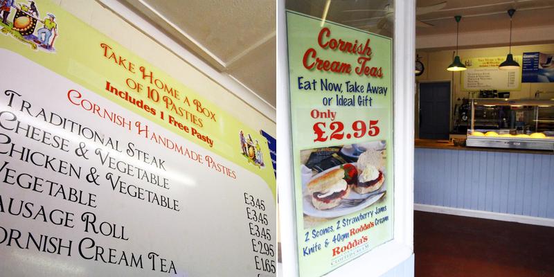 Cornish Pantry Shop Menu