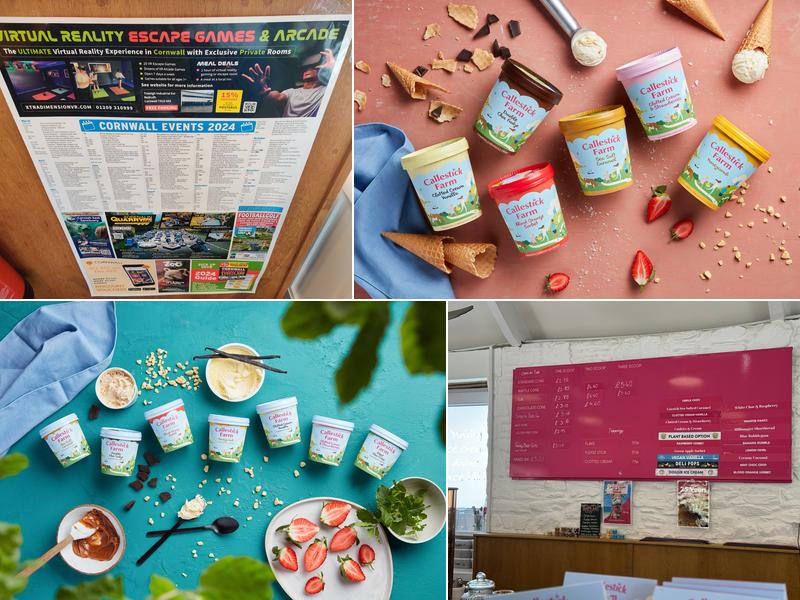 Callestick Ice Cream Parlour Menu