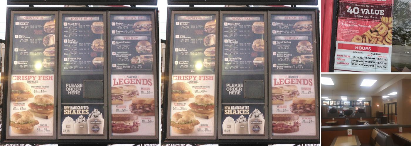 Arby's Menu