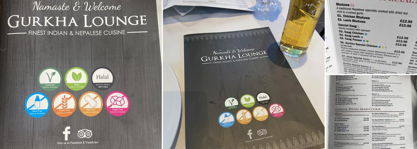 Gurkha Lounge - Hampton vale Menu