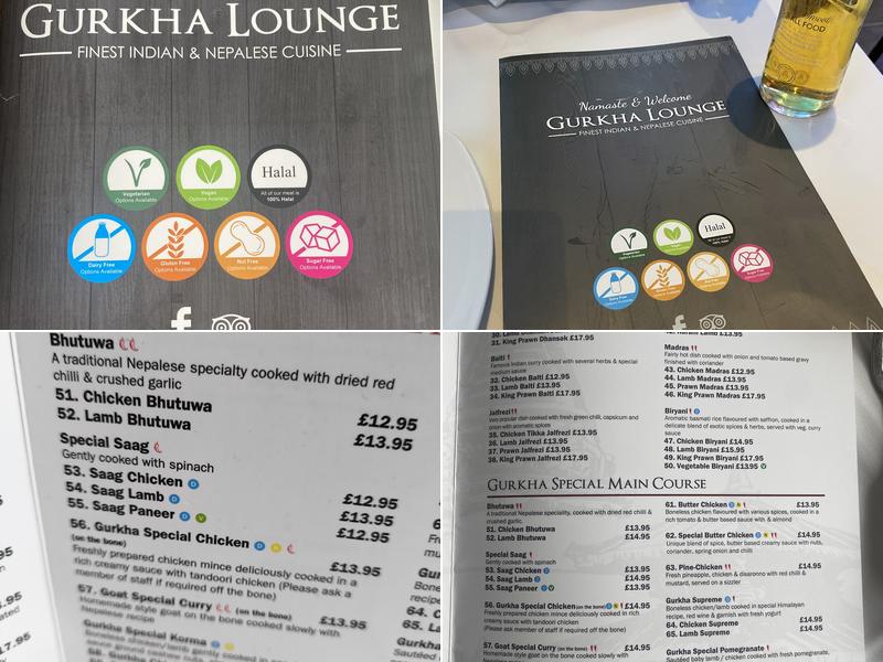 Gurkha Lounge - Hampton vale Menu