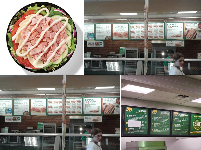 Subway Menu