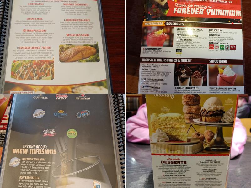 Red Robin Gourmet Burgers and Brews Menu