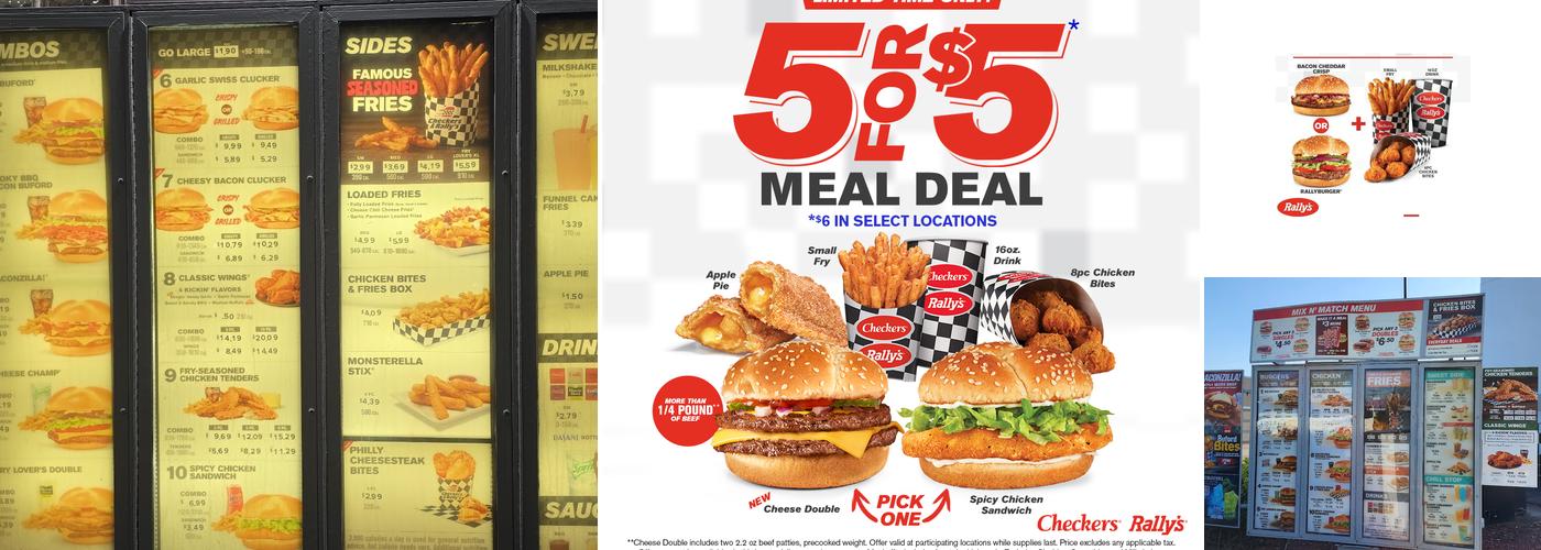 Checkers Menu