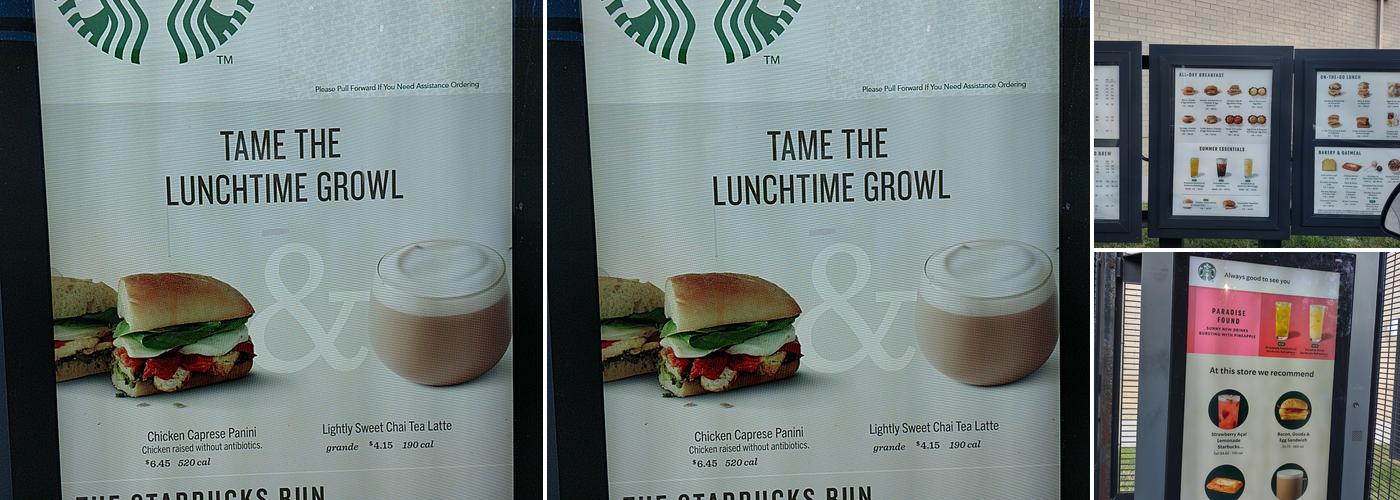 Starbucks Menu