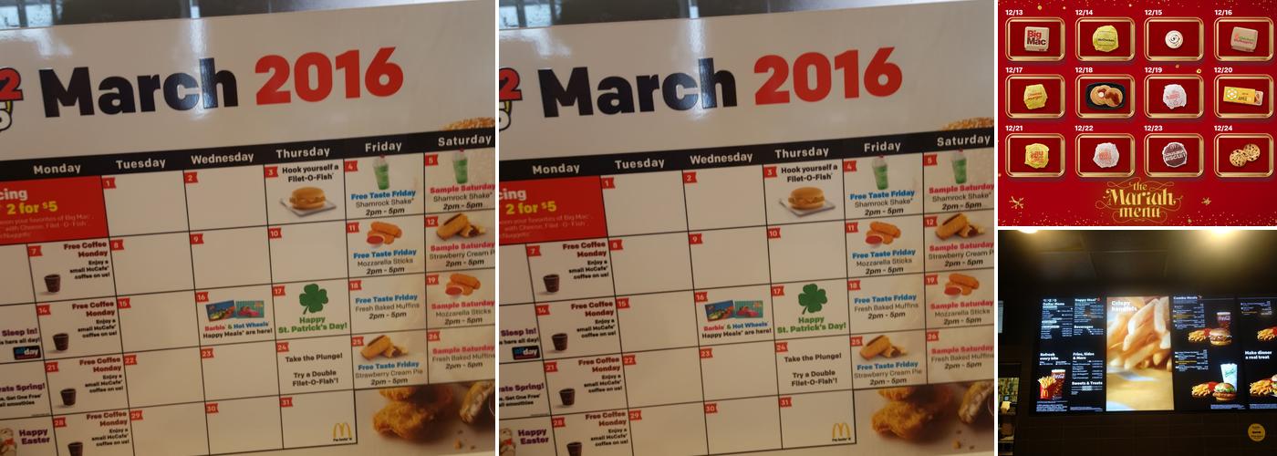 McDonald's Menu