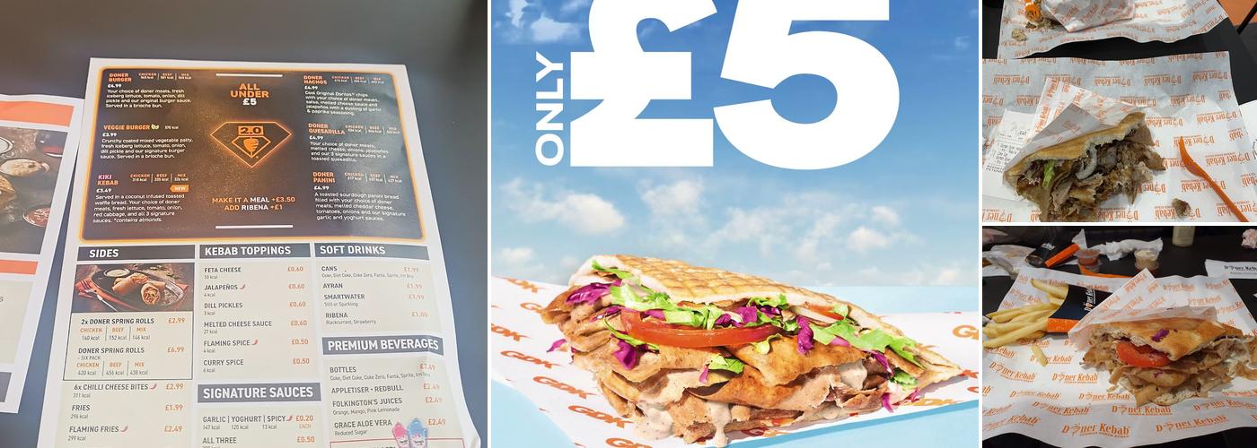 German Doner Kebab Menu