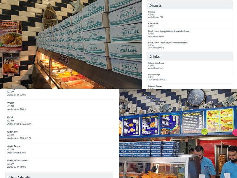 Rumbles Fish Bar Menu