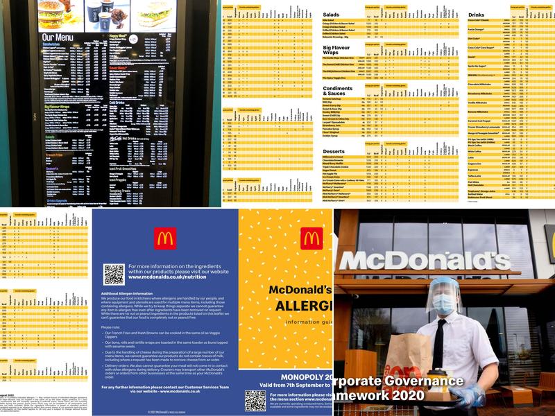 McDonald's Menu