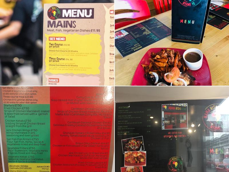 Mama Rita's Kitchen Plymouth (Afro Caribbean ) Menu