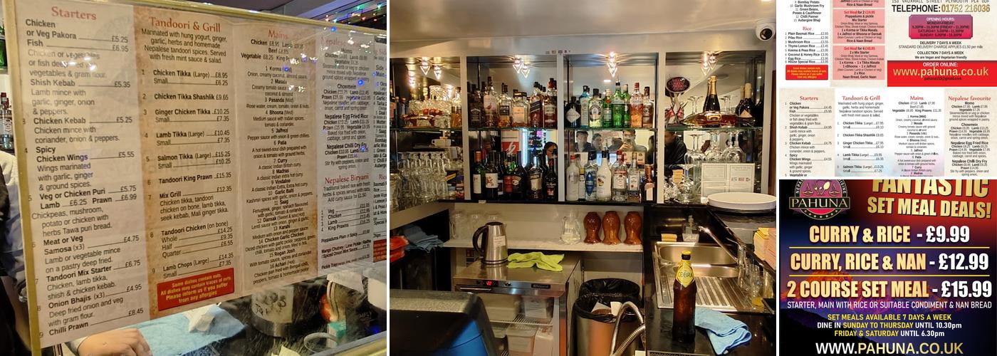 Pahuna Indian & Nepalese Cuisine Menu