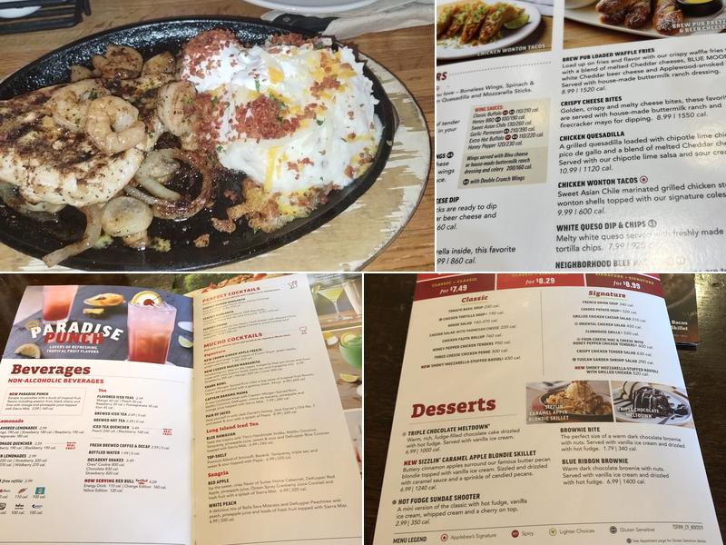 Applebee's Grill + Bar Menu