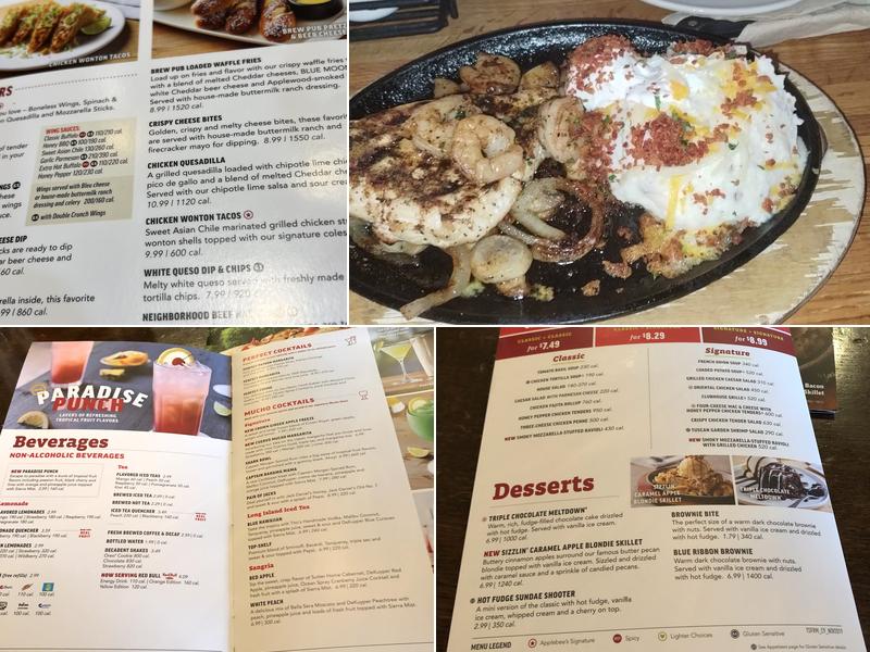 Applebee's Grill + Bar Menu