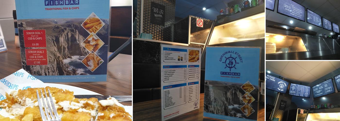 Cornwall Street Fish Bar Menu