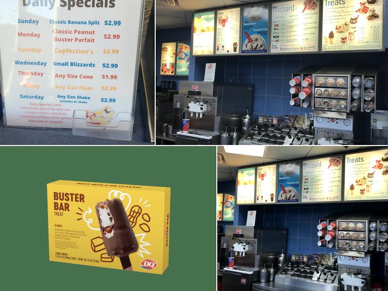 Dairy Queen Menu