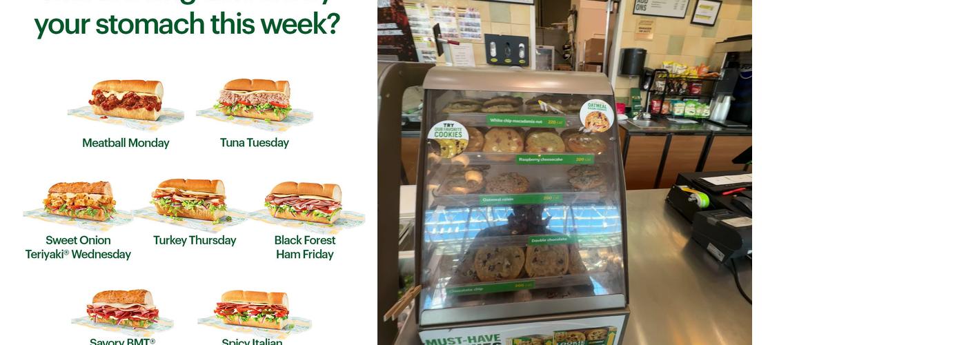 Subway Menu