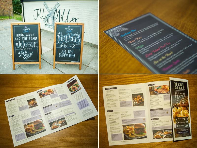 Jolly Miller Menu