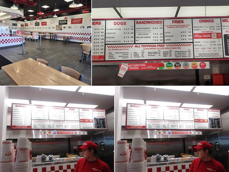 Five Guys Menu