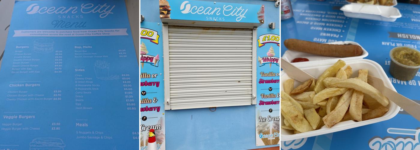 Ocean City Snacks Menu